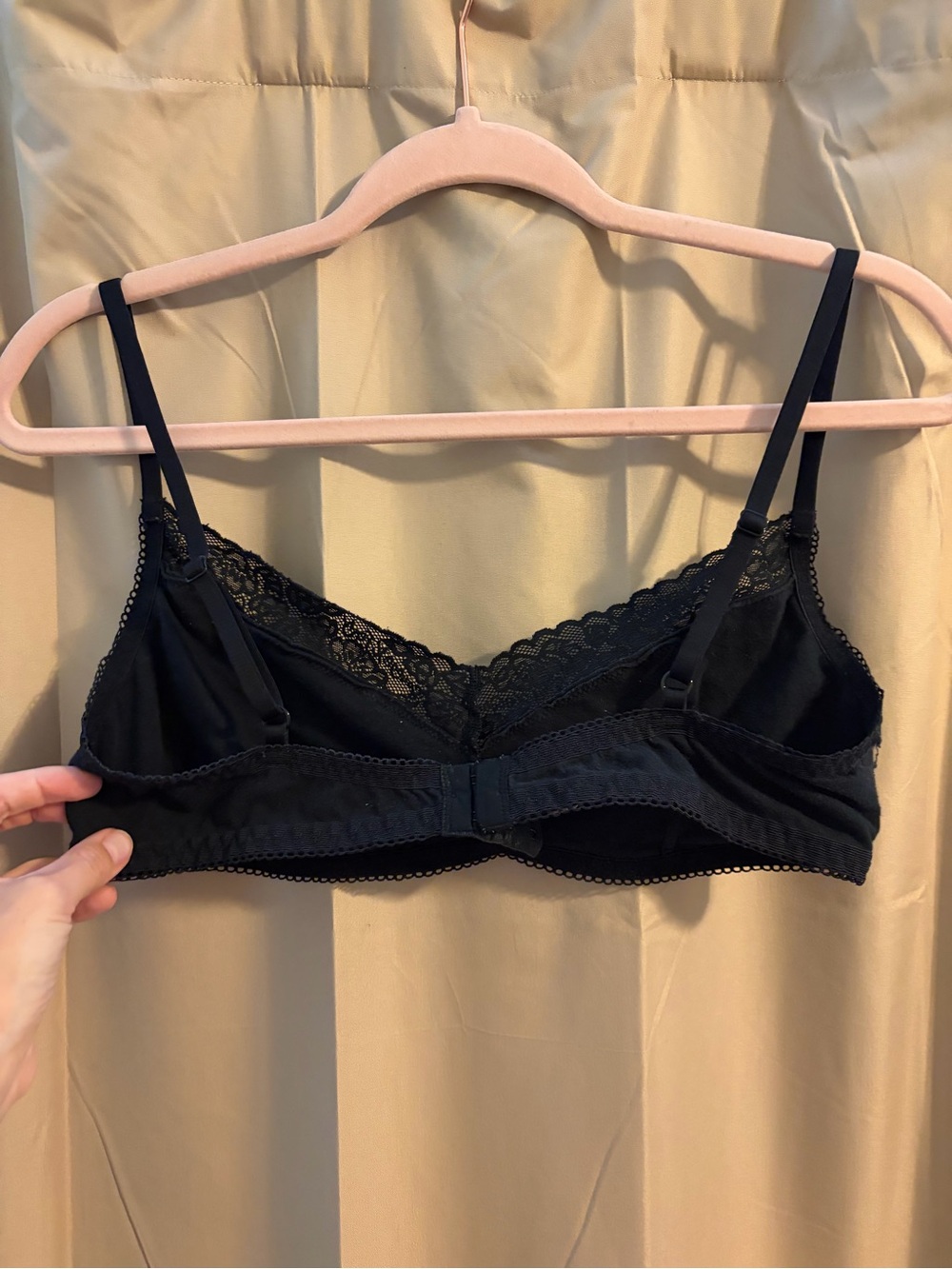 Savage X Fenty Black Lace-Trim Bralette - Picture 2 of 10